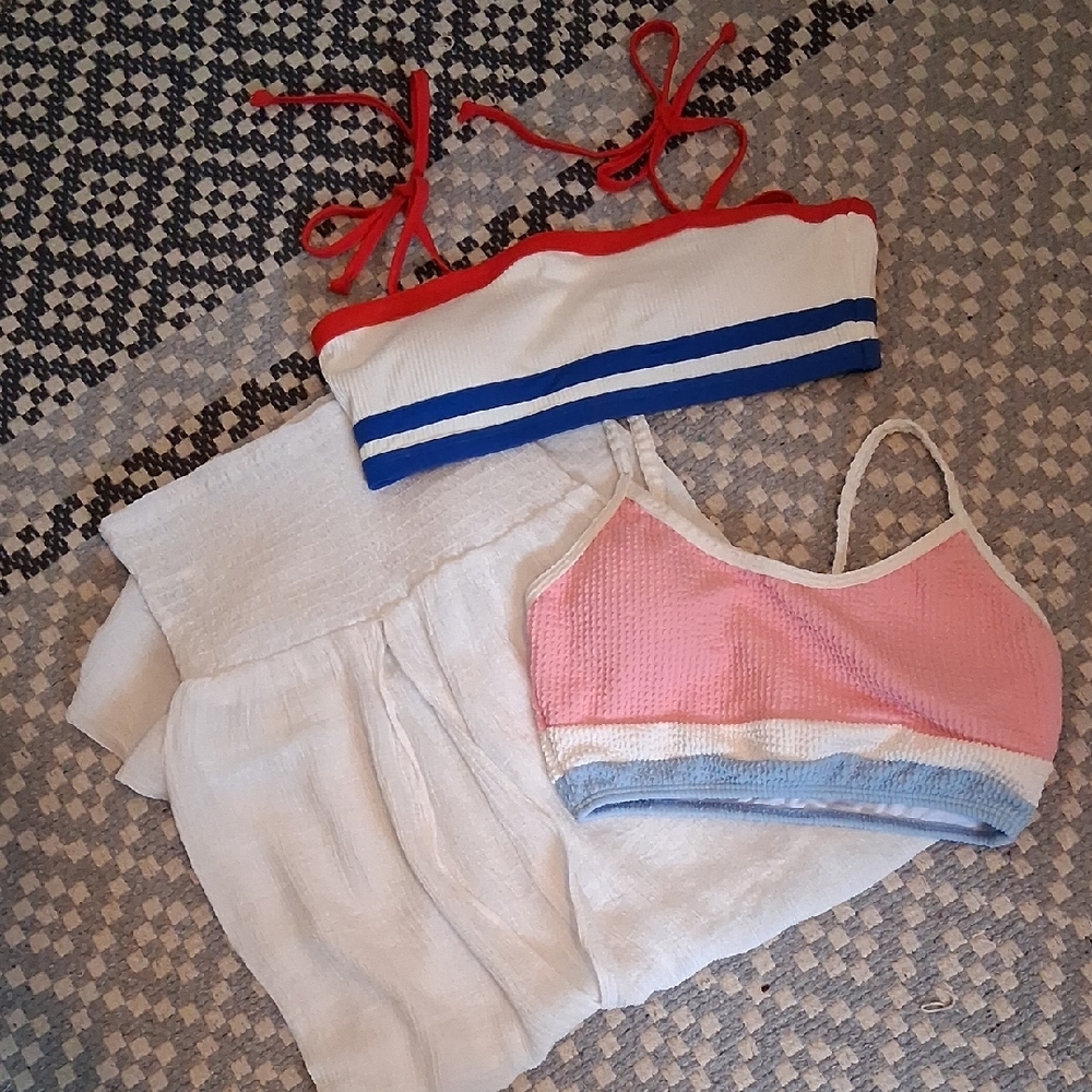 Colorful Bikini Set with Stripes